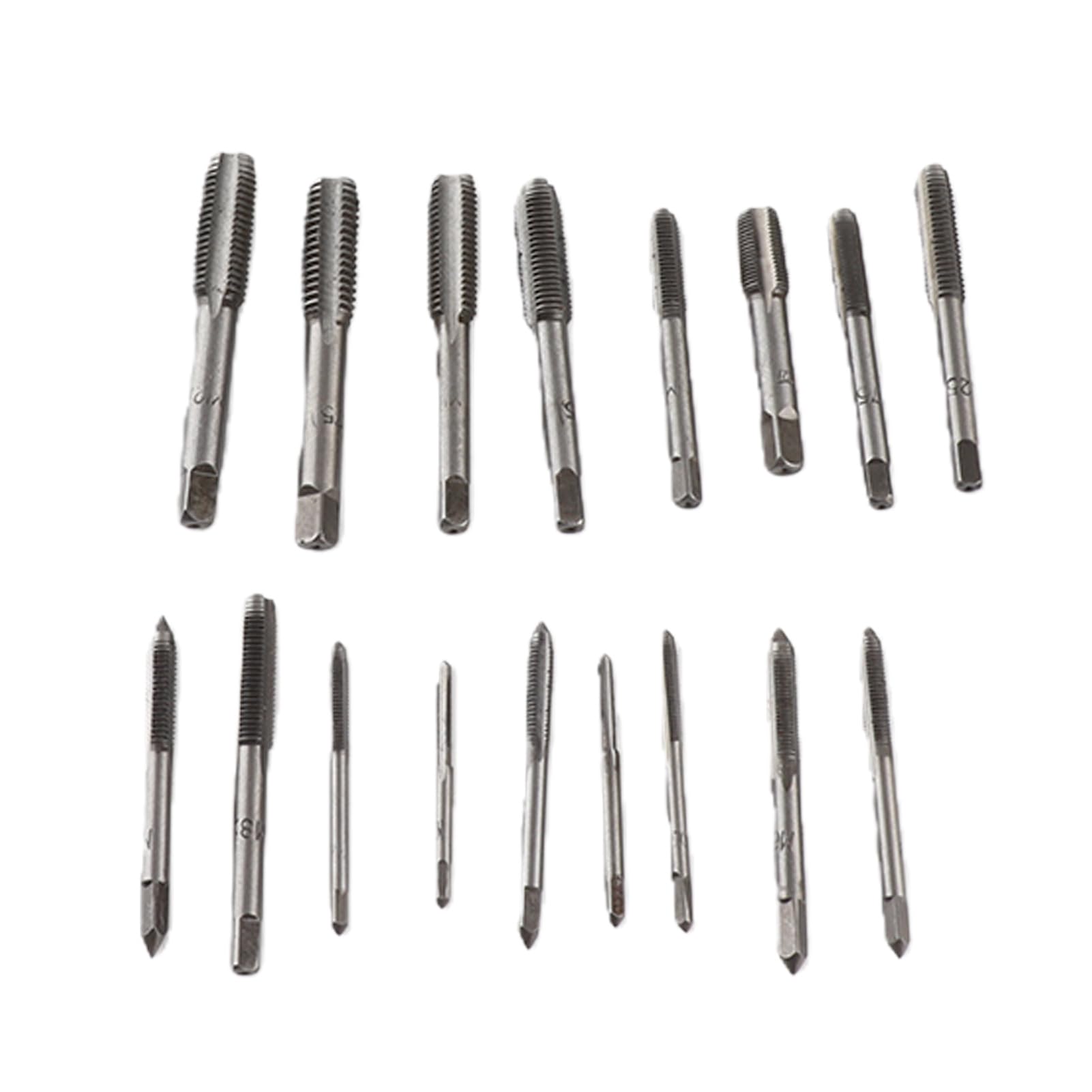 TOPINCN 40-teiliges Gewindebohrer- und Schneideisen-Set mit Verstellbarem Schraubenschlüssel und Gewindelehre, Perfekt für die Erstellung von Maschinengewinden aus Legiertem Stahl