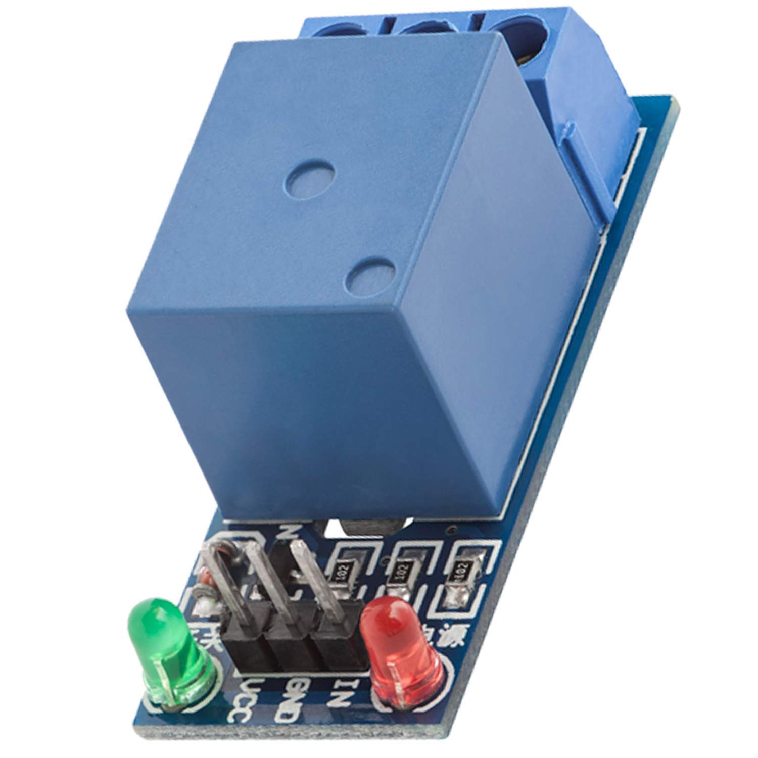 AZDelivery 1-Relais 5V KF-301 Modul Low-Level-Trigger kompatibel mit Arduino und