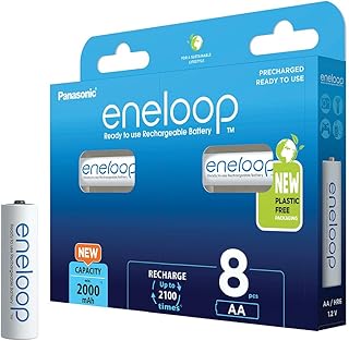 eneloop BK-3MCDE/8BE Batterier 8 Pack