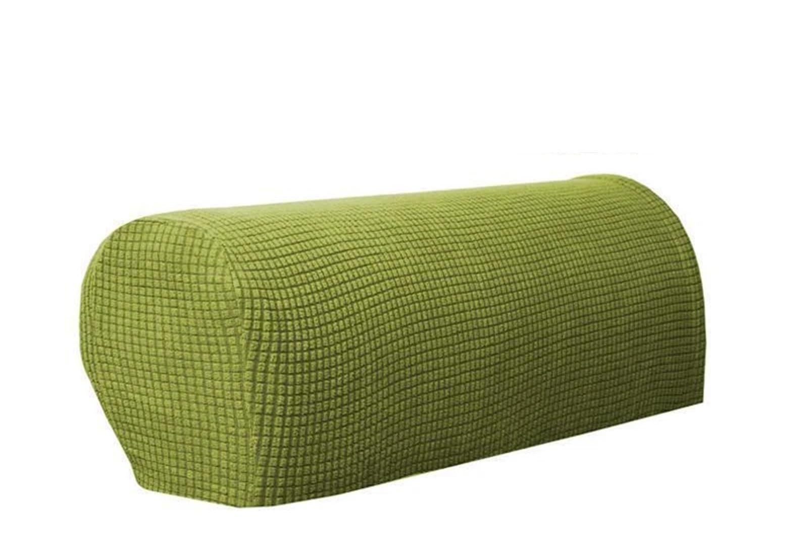 Housse d'accoudoir souple verte pour embellir votre canapé de salon