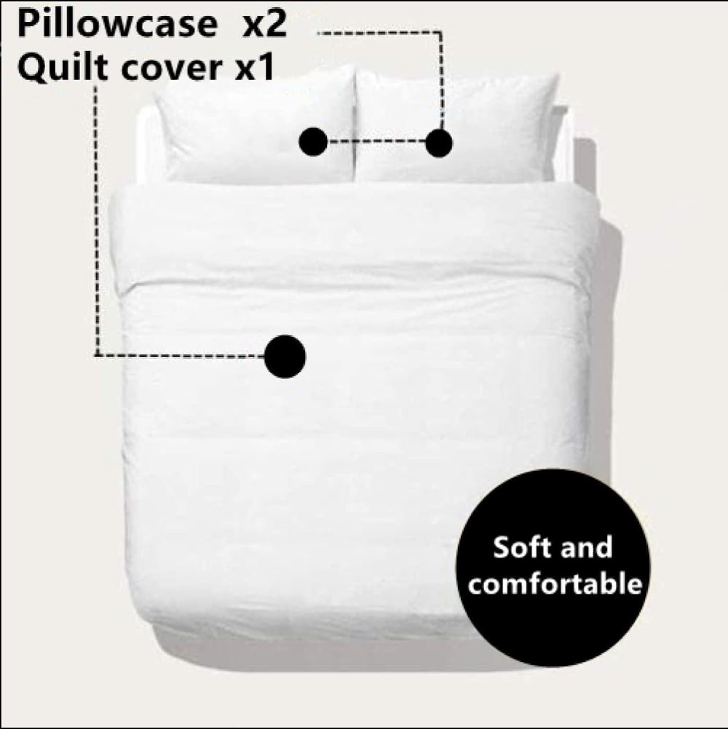 Cuadros Grises y Blancos Funda NóRdica 150x200cm, Juego de Cama de 3 Piezas con 2 Fundas de Almohada 50x75 cm, Funda de EdredóN con Estampado 3D, Microfibra con Cremallera