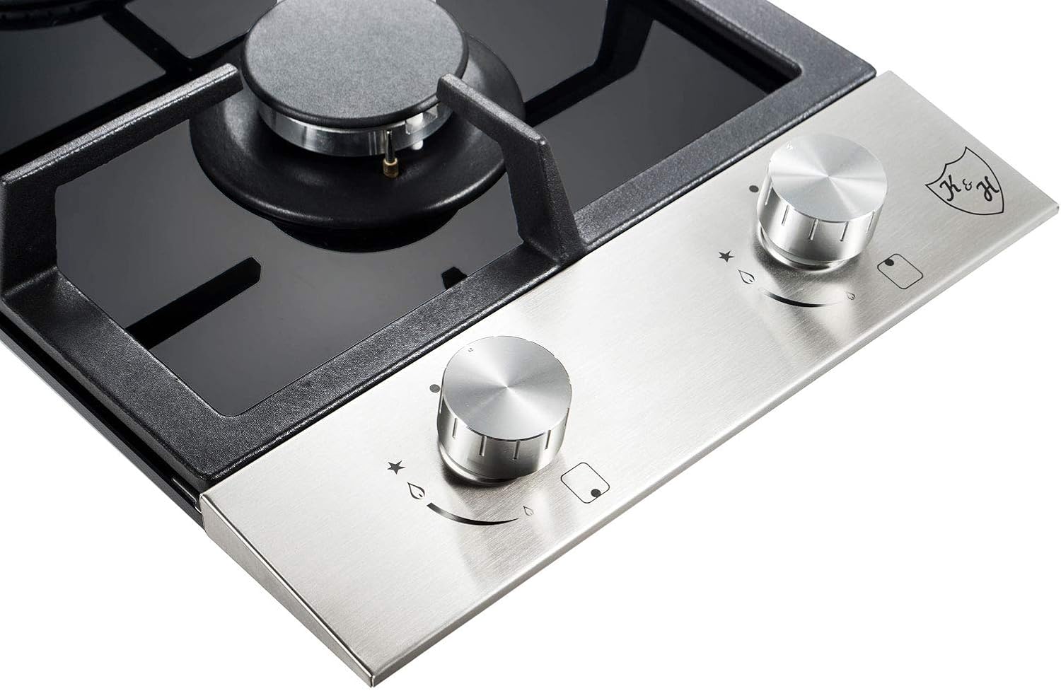 New Deal K&H 2 Burner 12 Inch Built-in LPG/Propane Gas Stove Top Stainless Steel/Glass Surface Cast Iron Cooktop 2-GSSW-LPG Exclusive Discount 80% Offer K&H 2 Burner 12 Inch Built-in LPG/Propane Gas Stove Top Stainless Steel/Glass Surface Cast Iron Cooktop 2-GSSW-LPG