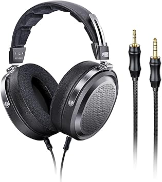 FiiO FT1 Pro Outdoor Rear Plane Magnetic Wired Hi-Fi Headset, Home, Studio, Recording, High Sensitivity (Black)