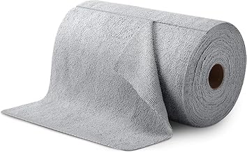 Mojmem Microfiber Cleaning Cloth Roll 25x25CM | 20-Pack Tear-Away Reusable Towels | Washable, Super Absorbent & Lint-Free Cleaning Rags for Kitchen, Car, Garage & Home (Multicolor, 1 Roll)