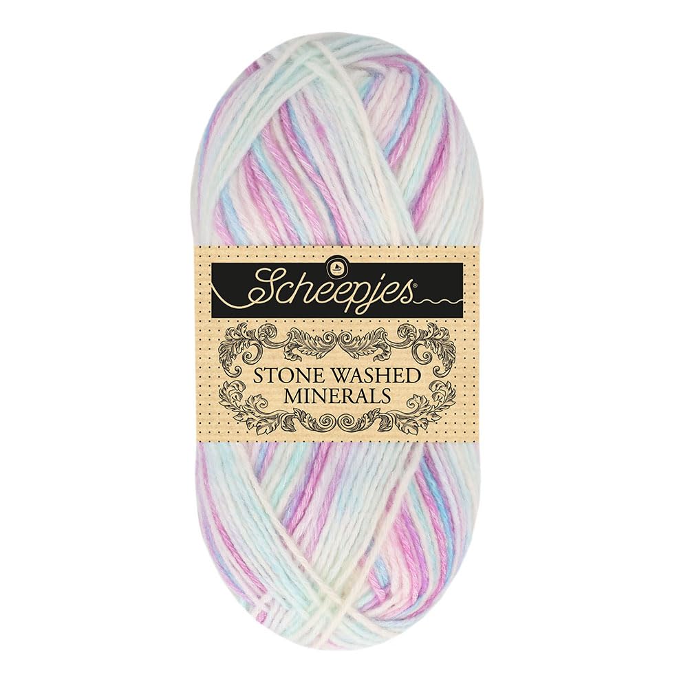 Scheepjes - Scheepjes Stone Washed Minerals 907 Amethyst Mist (130m) Soft Yarn - 1x50g