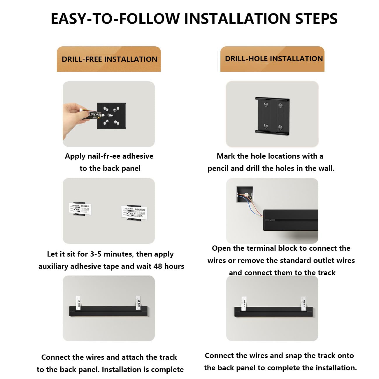 Multipresa da Parete per Tavolo E Pareti (70 Cm), Binario per Prese Elettriche con Adattatore per Presa Rimovibile, Binario Elettrico Moderno per Cucina E Soggiorno Grey-A