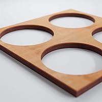 Vista 49 de 23 3/8"W X 23 3/8"H Large Wembley Decorativos Paneles De Pared De Madera De Calado, Aliso