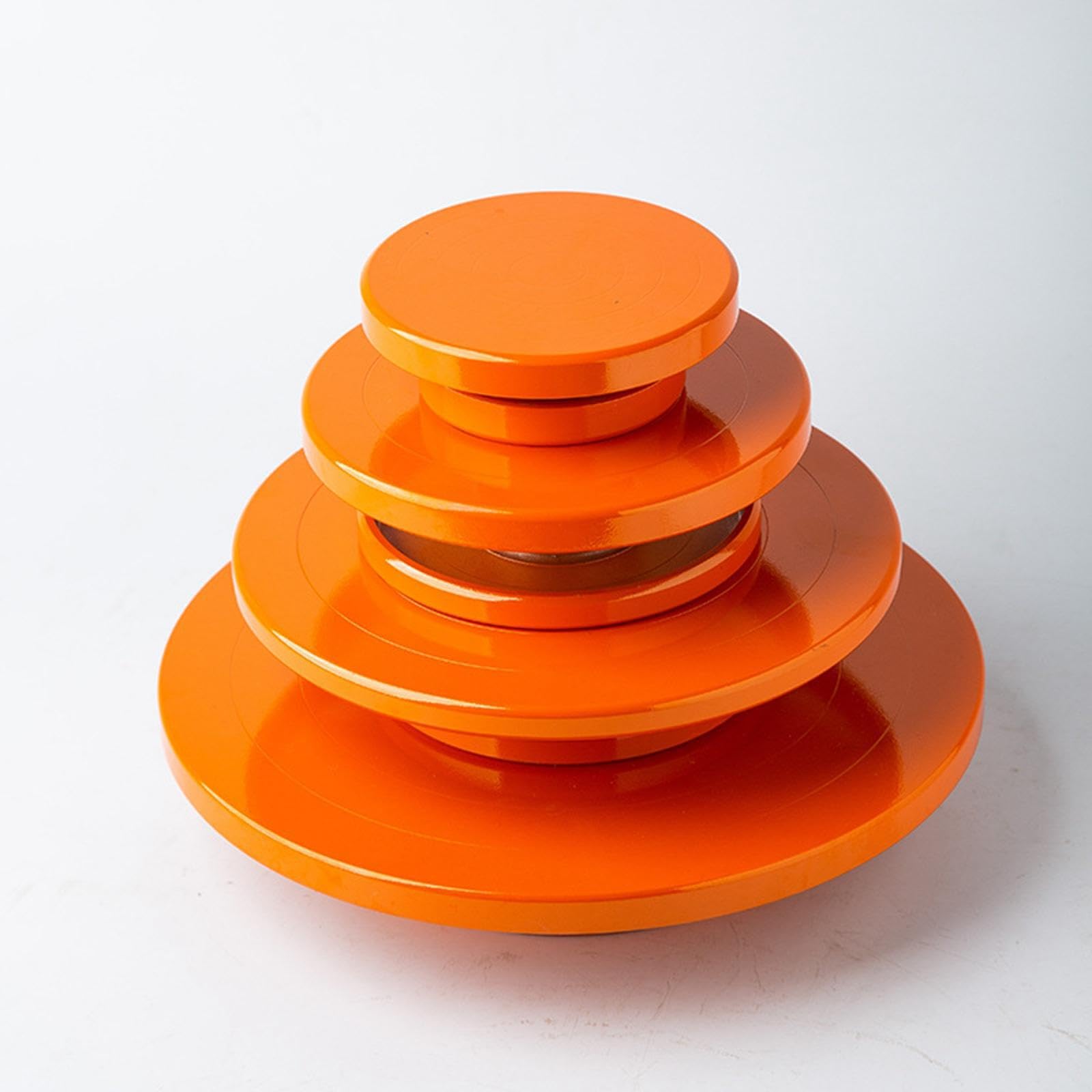 Manuale per tornio da scultura in ceramica per modelli artistici in ceramica fai da te, progetti artigianali, 15 cm, arancione , Arancia , 25 centimetri
