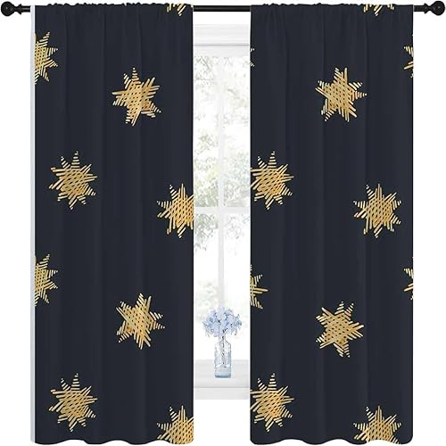 Cortina opaca para puerta de patio, con bolsillo para cortinero, 110 pulgadas de ancho por 96 pulgadas de largo