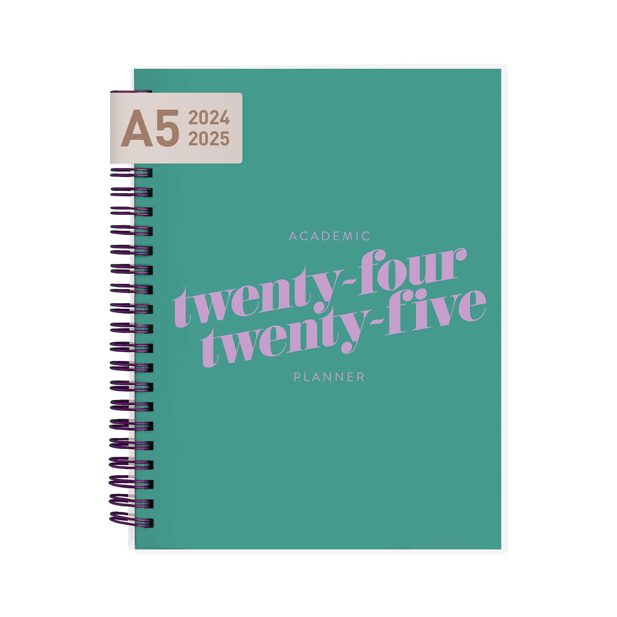 Riley's Planner 2024-2025 Academic Year, 18-Month Diagonal Weekly Planner - Dynamic Weekly & Monthly Agenda Planner, Durable Cover, Notes Pages, Twin-Wire Binding (8 x 6 inch, Dark Green)