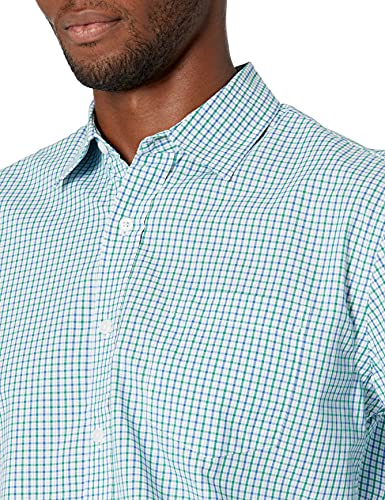 Image of Amazon Essentials Men's Regular-Fit Long-Sleeve Casual Poplin Shirt, Button Front, Business Casual, Collared