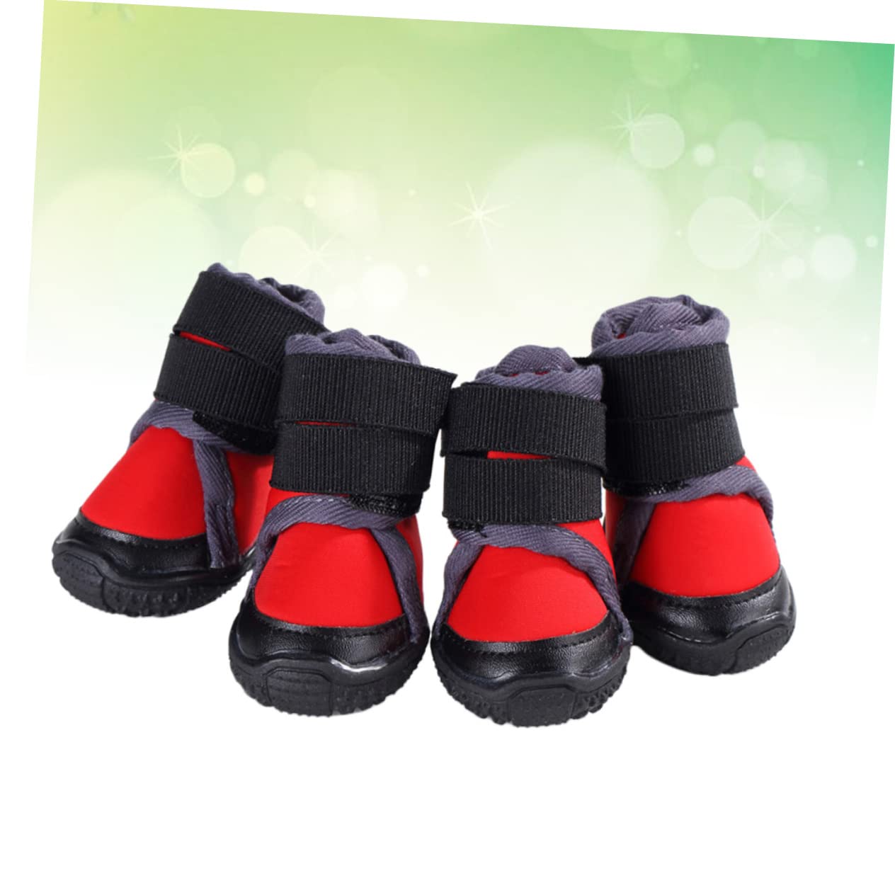 Toddmomy 4pièces Chaussures Chaudes Antidérapantes pour Chiens Chaussures Extérieur pour Animaux De Compagnie Adaptées Randonnée Et Marche Hiver