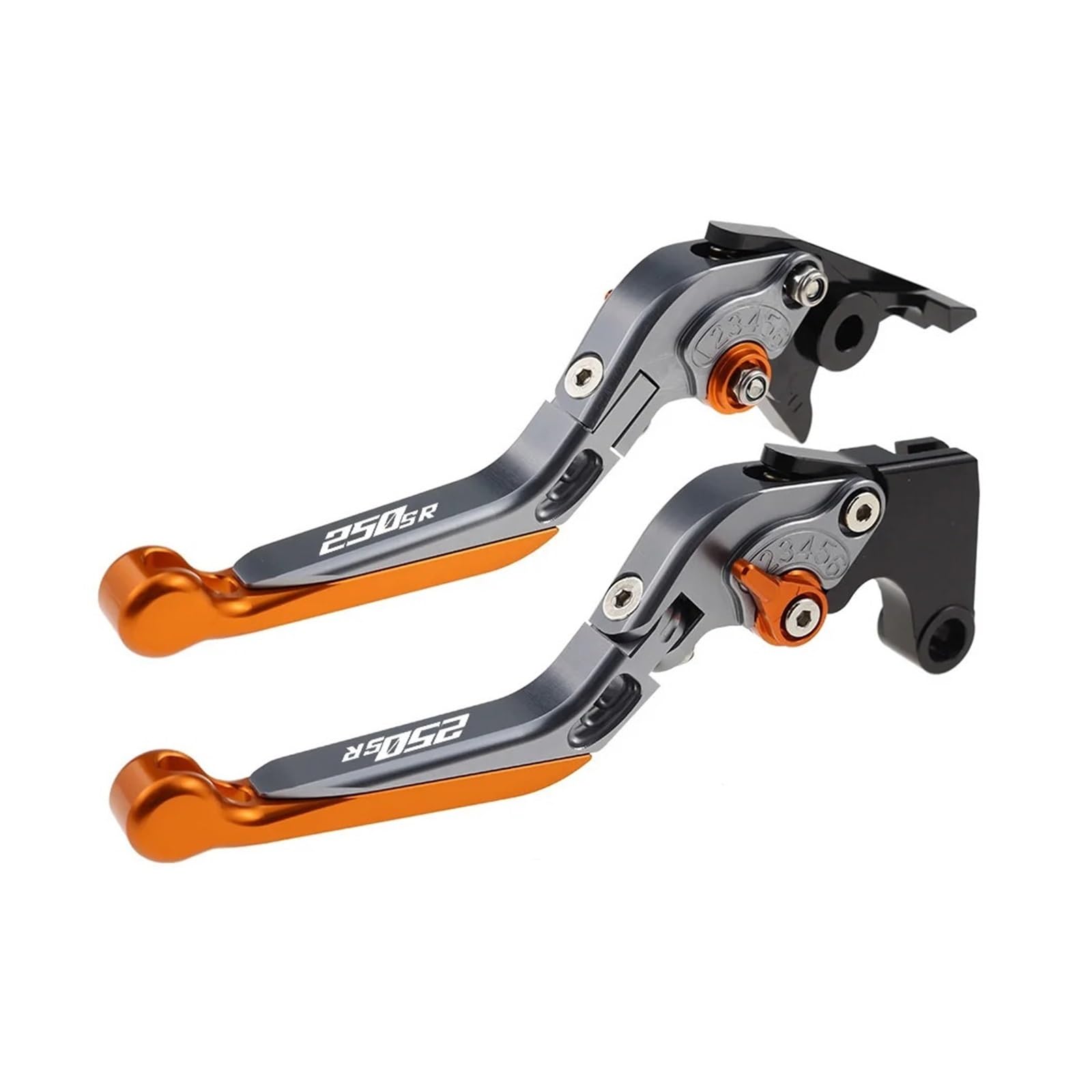 Wnftyske Orange K Motorcycle Brake Clutch Lever Pivot Levers Motorcycle Cnc Accessories For Cfmoto 250-Sr 250 Sr 250Sr 2019-2022 Folding Extendable Brake Clutch Levers Adjustable Handle Set