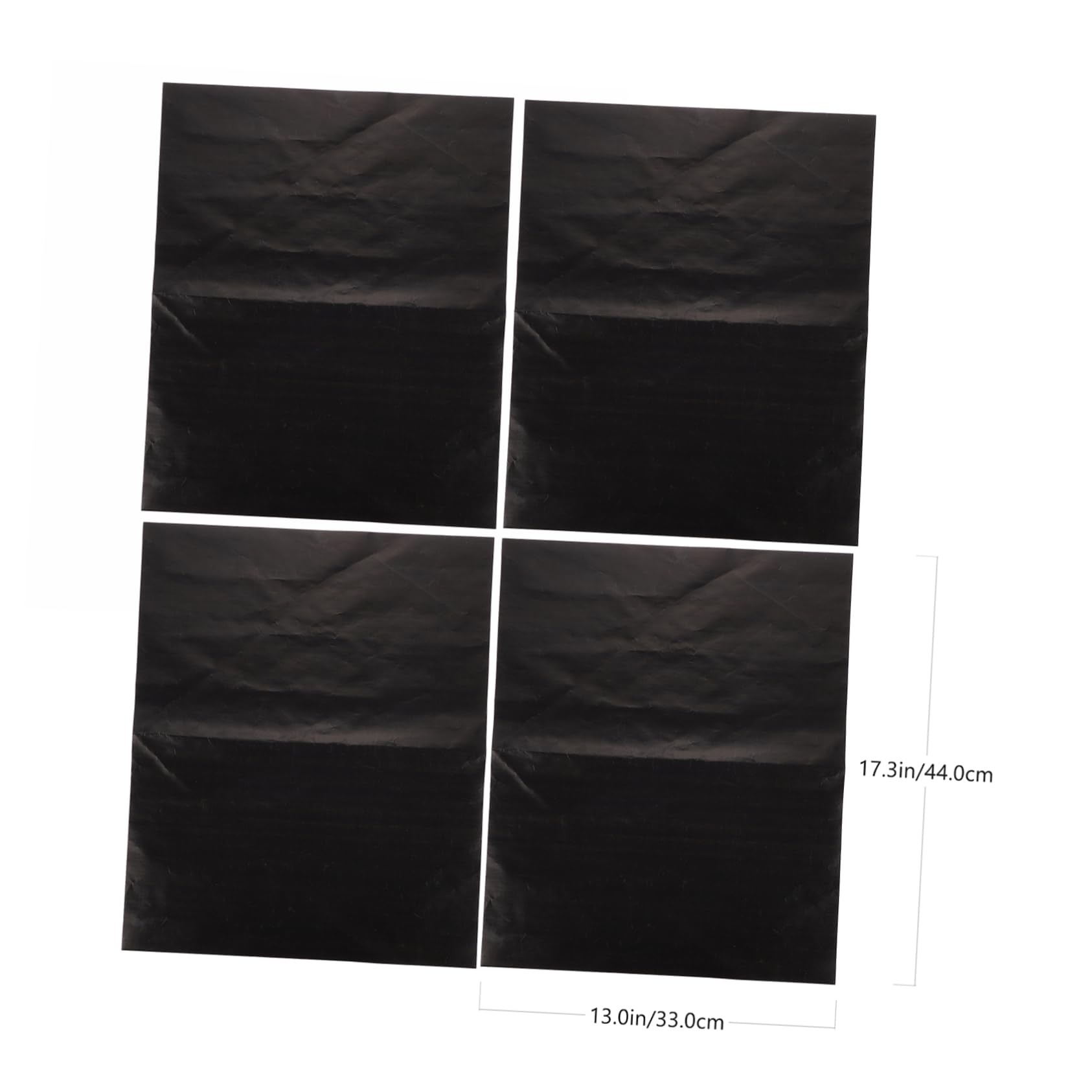 Abaodam Rollable Oven Mats 4 Pack BBQ Mats for Grilling Baking Non-Stick 33x40cm