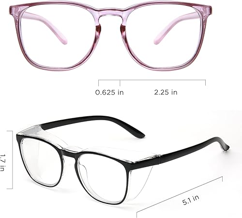 Miniatura 2 de JOO'RTI Gafas de seguridad antivaho, gafas de seguridad antiluz azul, gafas protectoras antipolvo para mujeres y hombres