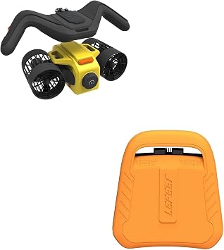LEFEET C1 Underwater ScooterYellow with Swimming Kickboard