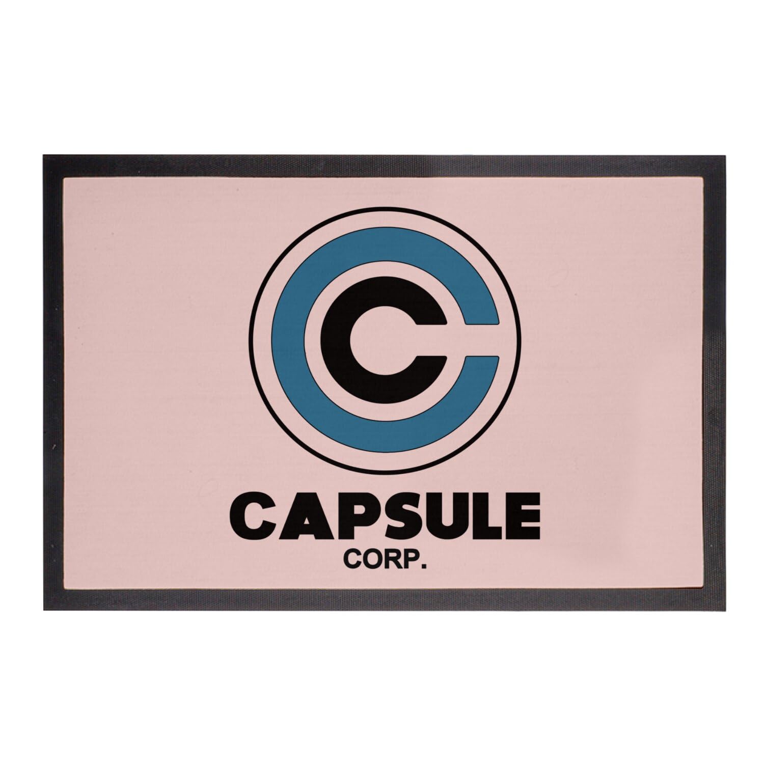 Paillasson Rose Capsule Corp protégez vos sols avec style geek