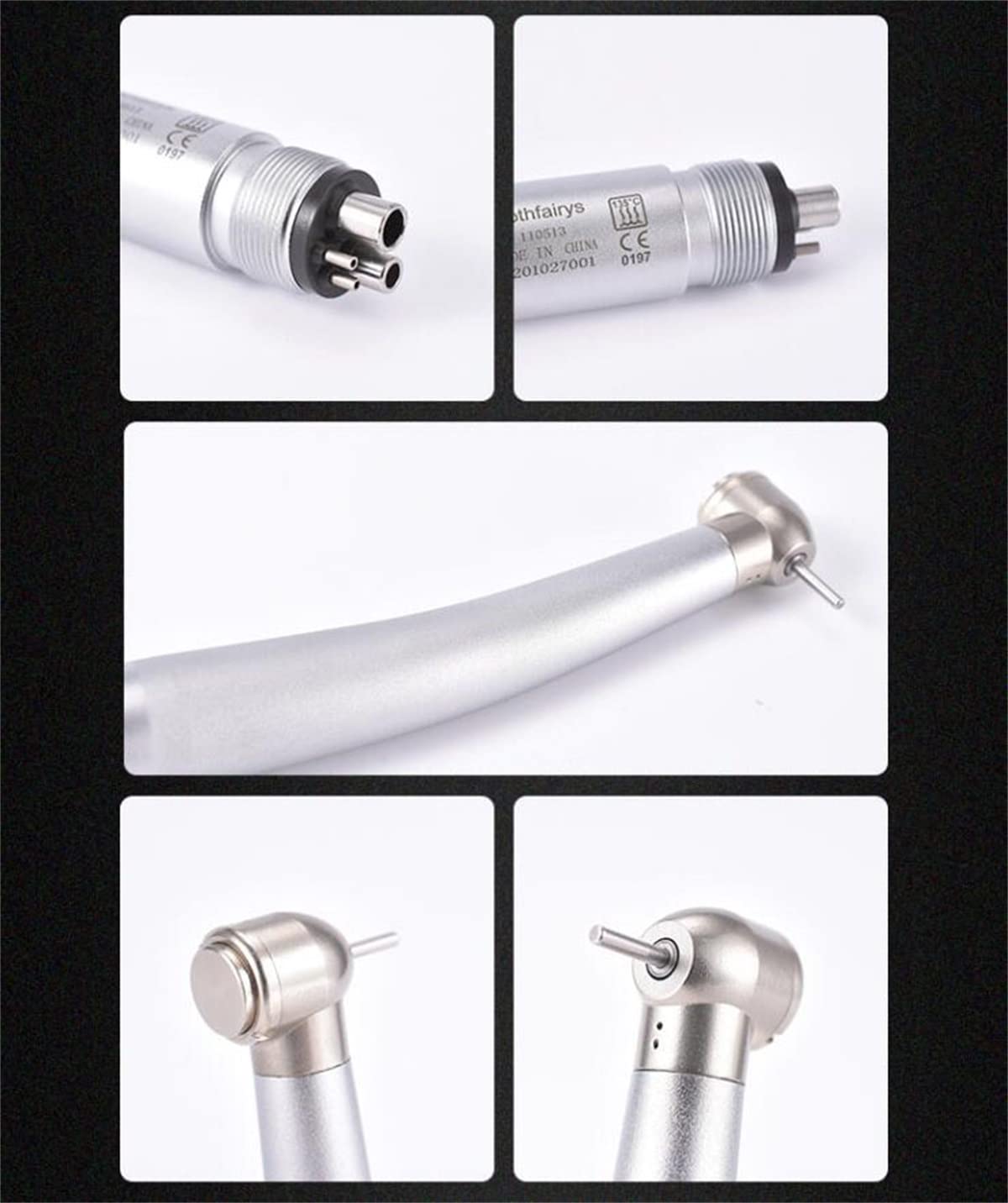 Dental Handpieces Doustne instrumenty akcesoriów szybkobieżnych, narzędzia do obróbki stomatologicznej, łożyska ceramiczne do czyszczenia tataru i szlifowanie zepsutych lub uszkodzonych zębów