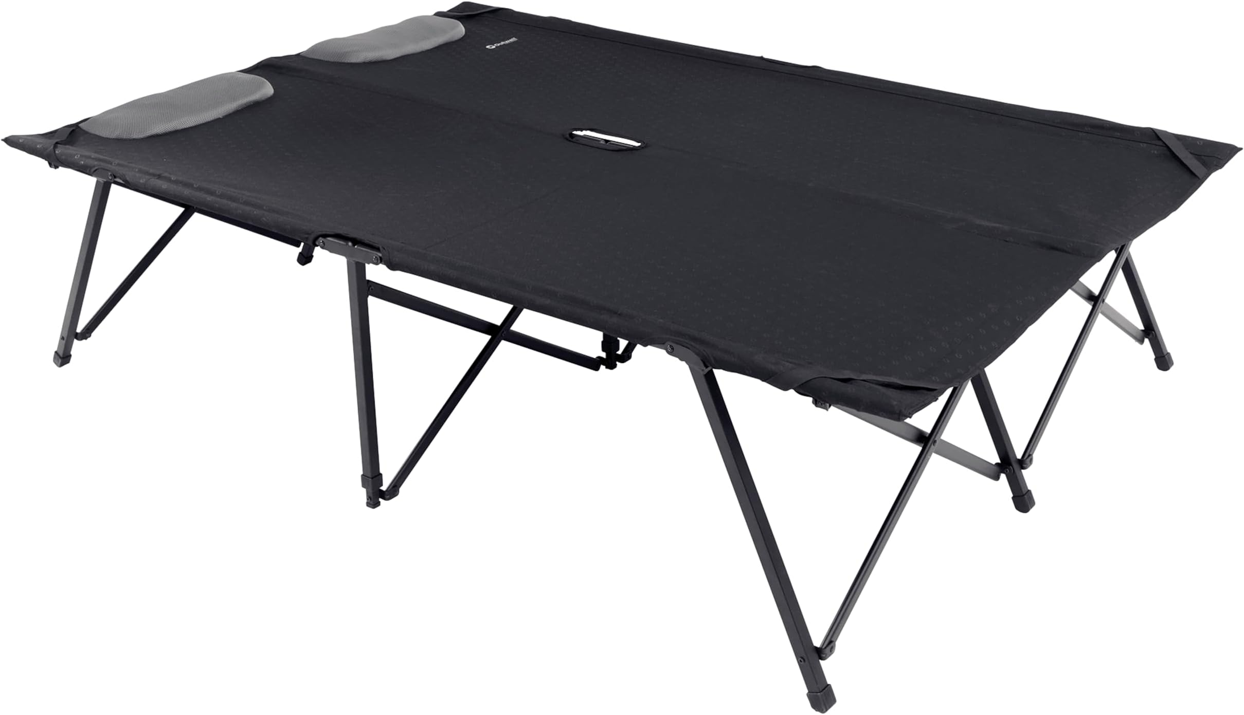 Outwell Posadas Double Camp Bed – Folding Double Camping Bed with Steel Frame, Padded Mesh Cushion, Carry Bag, Heavy Duty Portable Guest Bed for Camping & Home Use (Double)