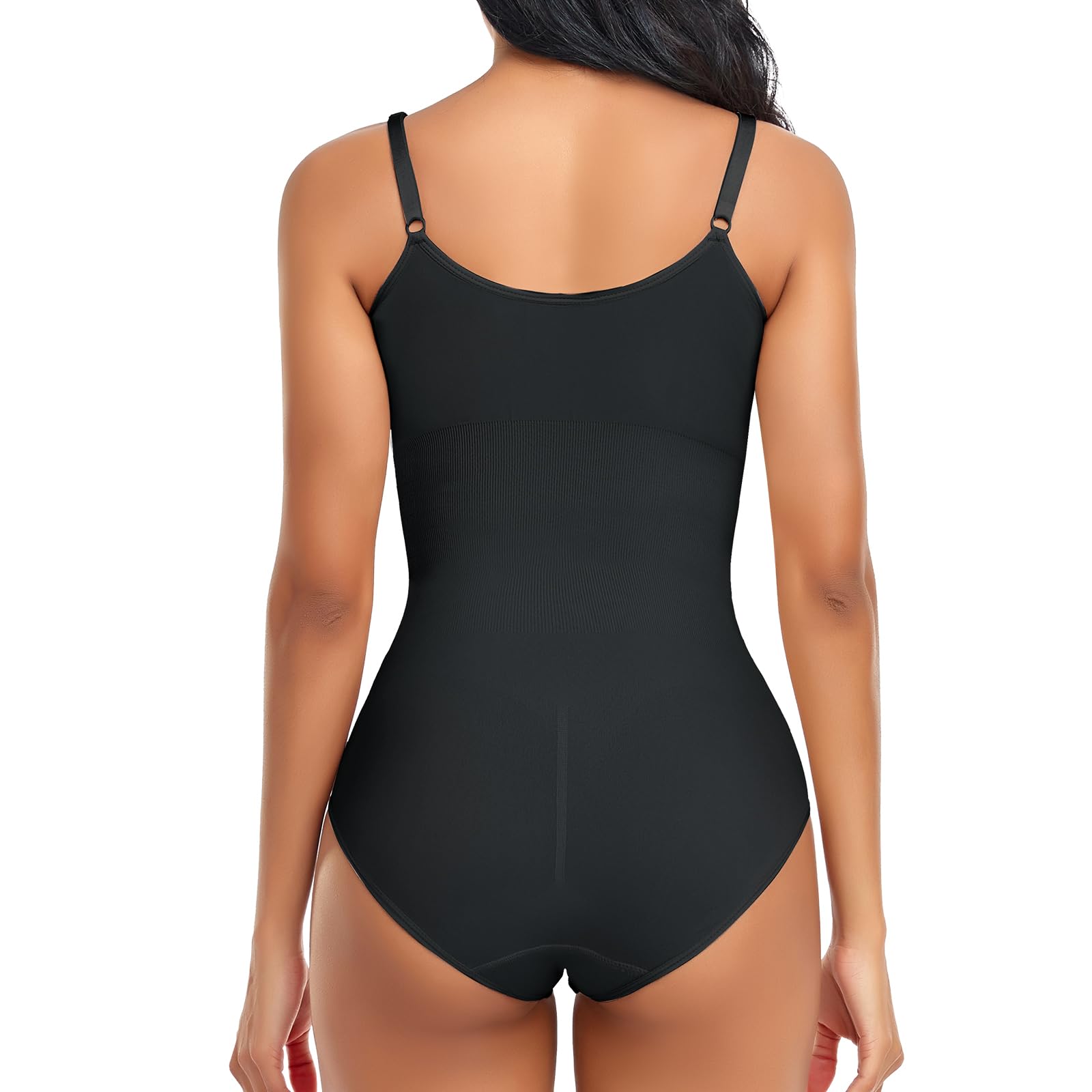Joyshaper Body Sculptant Femme Gainant Ventre Plat Invisible Bodysuit Shapewear Push Up Body Gainant Minceur avec Bretelles Ajustable