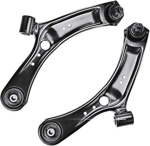 Miniatura 1116 de Detroit Axle - Kit de brazos de control delanteros de 8 piezas para Dodge Ram 1500 2006-2008 5-Lug, 2 brazos de control superiores con rótulas, 4