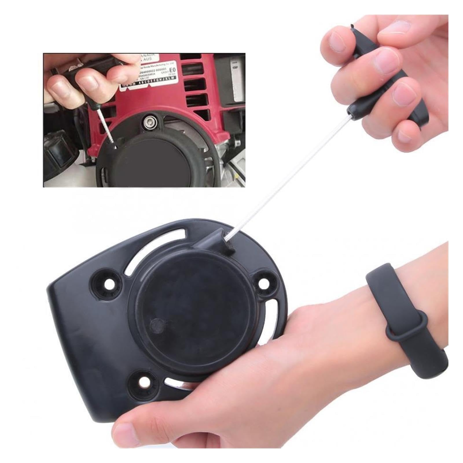 Arrancador De Retroceso con Pegatina, Compatible con Honda,GX35 GX35NT HHT35S 4 Tiempos 140F Recortadora Desbrozadora Pieza De Motor(2 Pack)