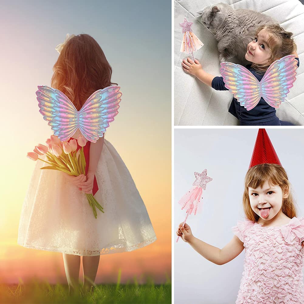 Ali Da Fata Bambina Ali Di Farfalla Per Bambine Con Bacchetta