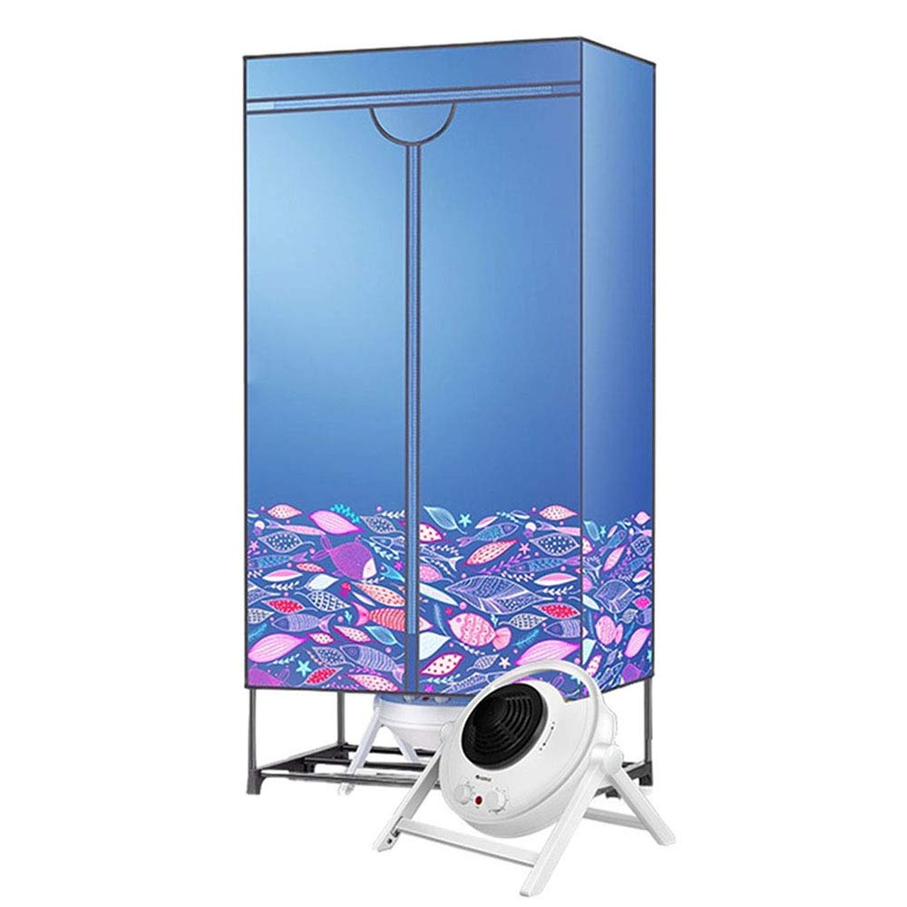 QQNB 1200W Multi-functional Clothes Dryer Drying Dryers,Mode: Cold Air/Low Heat/High Heat,with the Air Guide Duct,2 Layer,120min Rotation Timer