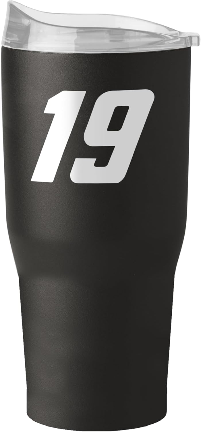 Logo Brands NASCAR 30oz Flipside Powder Coat Tumbler – 30oz Vacuum Insulated Tumbler, Long-Lasting Durable Finish, NASCAR Racing Design – Great for Travel and Outdoor Events