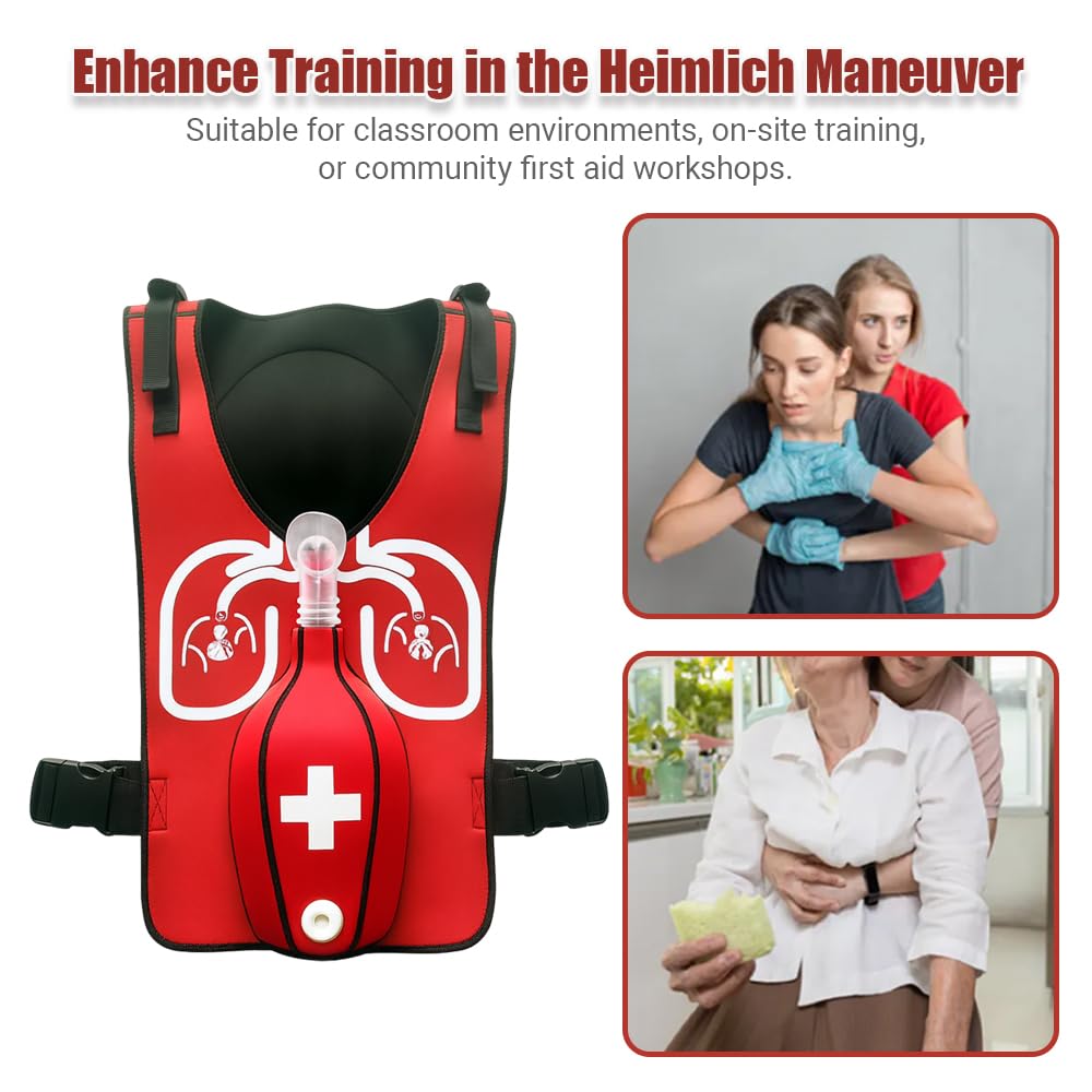 Heimlich - Gilet da allenamento per allenamento, anti-soffocamento, per insegnamento di primo soccorso, infermieristica e studenti (adulti)