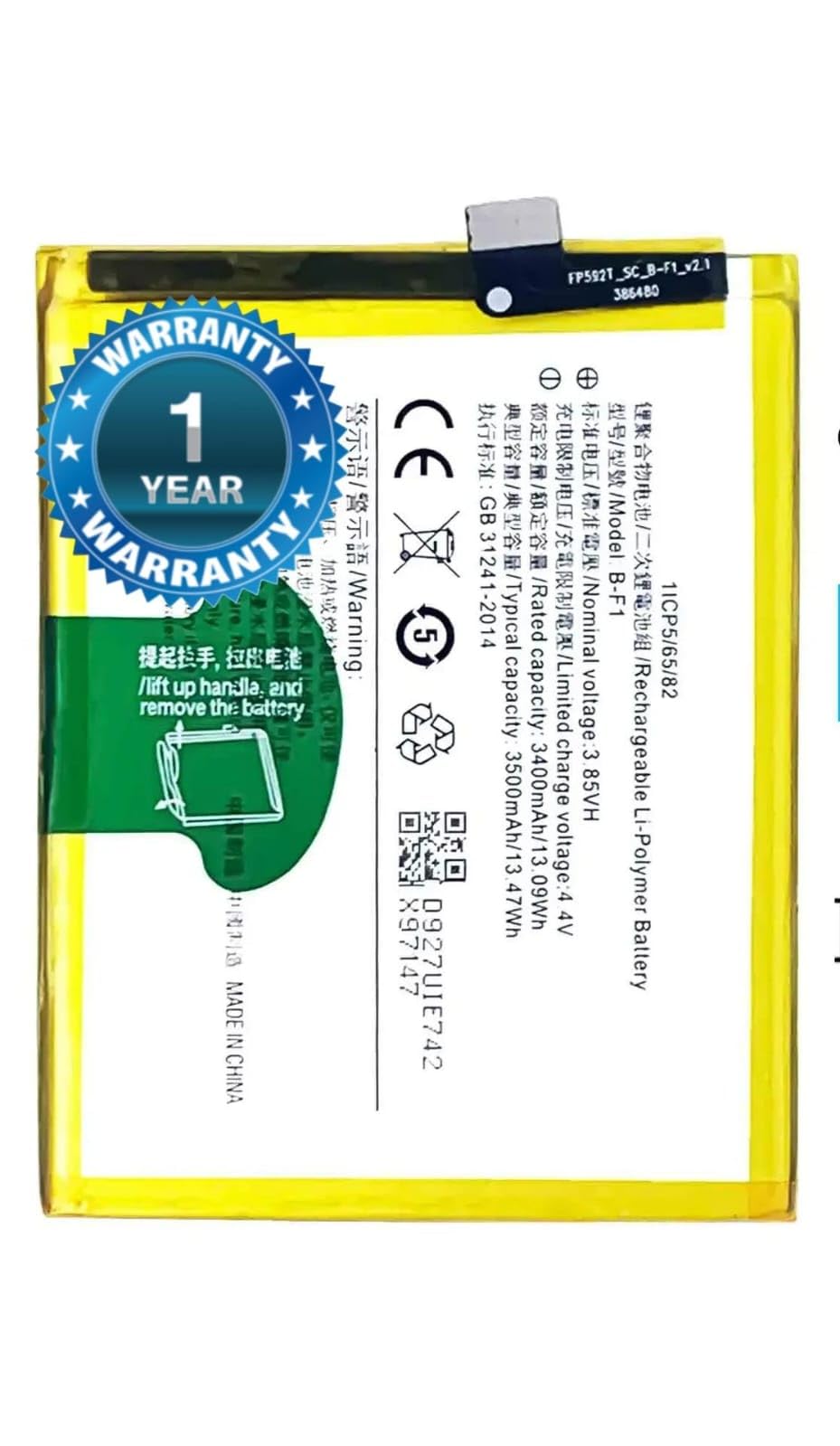 Original B-F1 Battery for Vivo V11 Pro / X23 Battery with 1 Year Warranty****(SEPAP68)-image-35