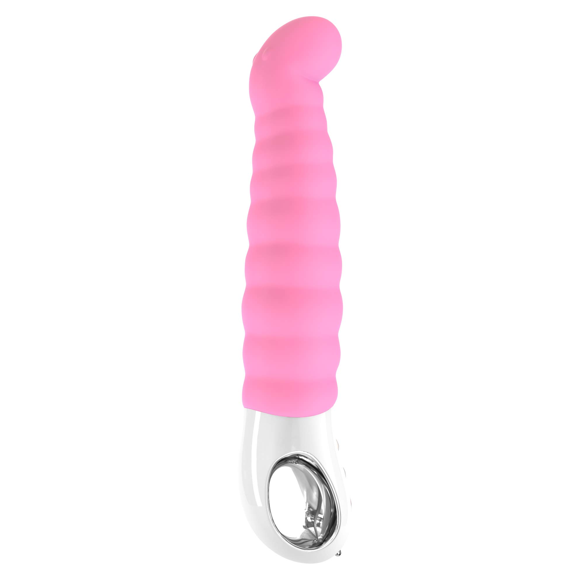 FUN FACTORY PATCHY PAUL - vibrador G5 recargable para mujer punto G rosa | Silicona medica