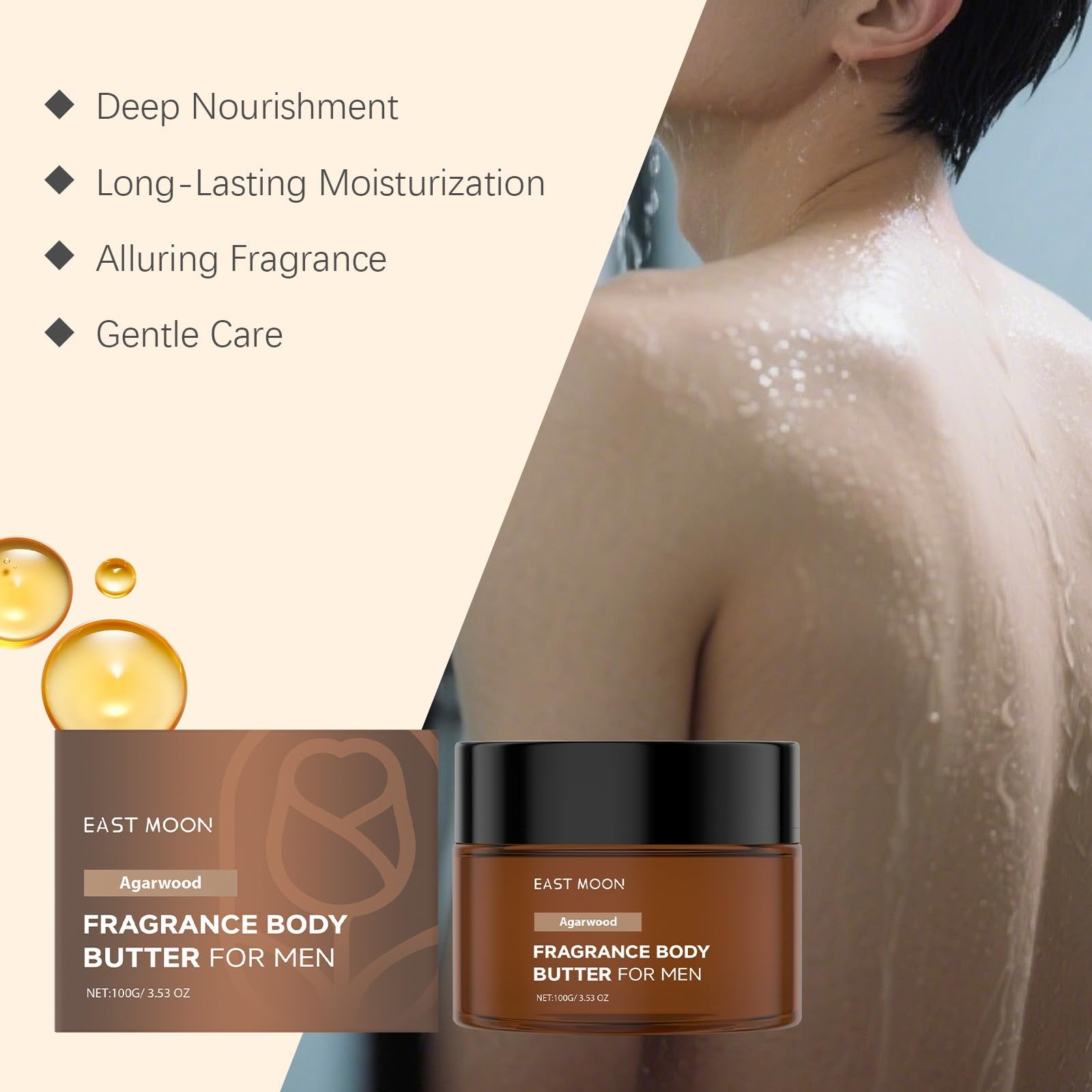 Penrose Skin Burro Corpo Vegano al Burro di Karité, Crema Idratante, 140g | Idratazione intensa e rapido assorbimento per pelle secca. Formula nutriente con vitamina E