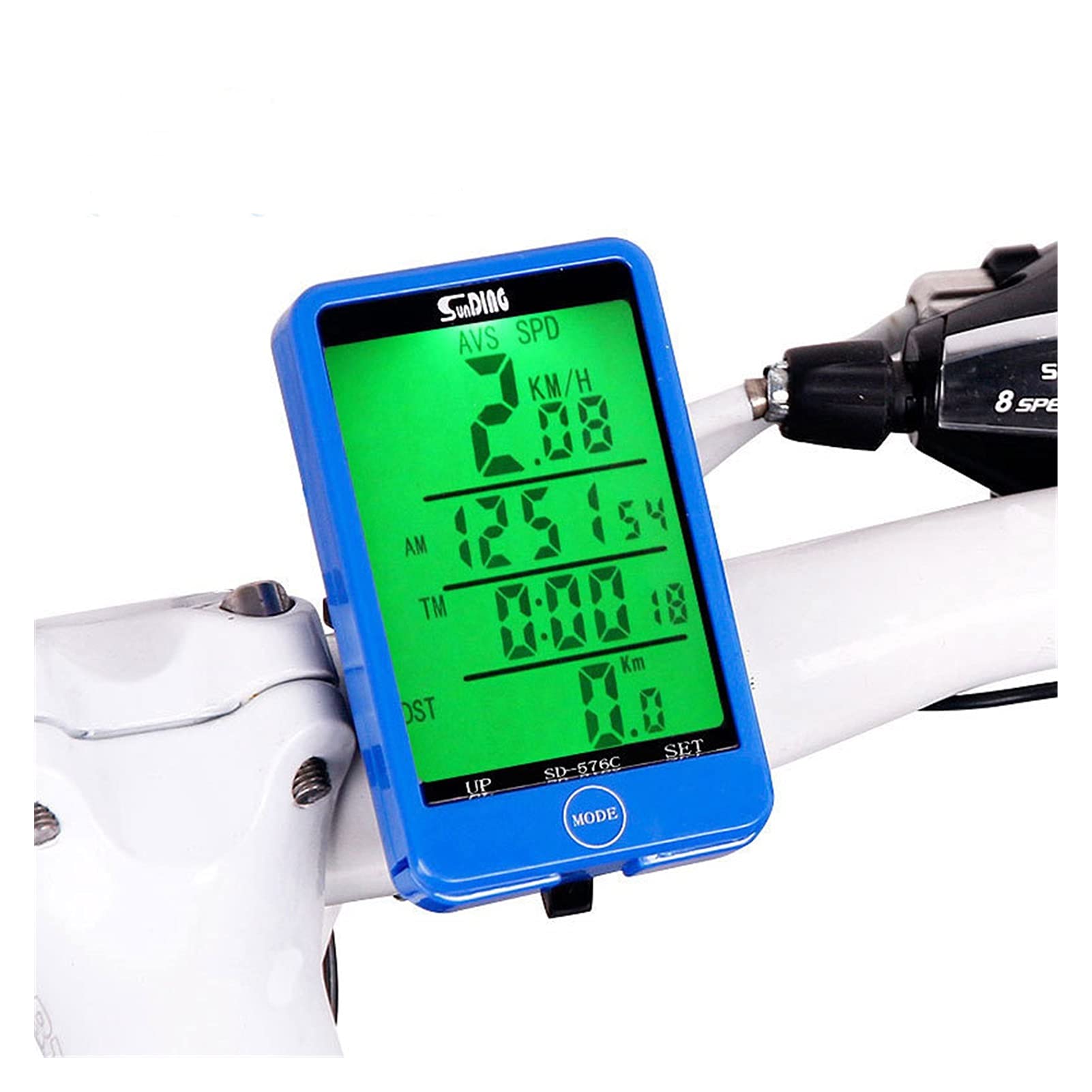 GPS Indication Bicicletta GPS Computer Chilometro Contatore Metallico Senza Fili del cronometro Impermeabile Antiurto Powermeter Tachimetro Luminoso Accessori