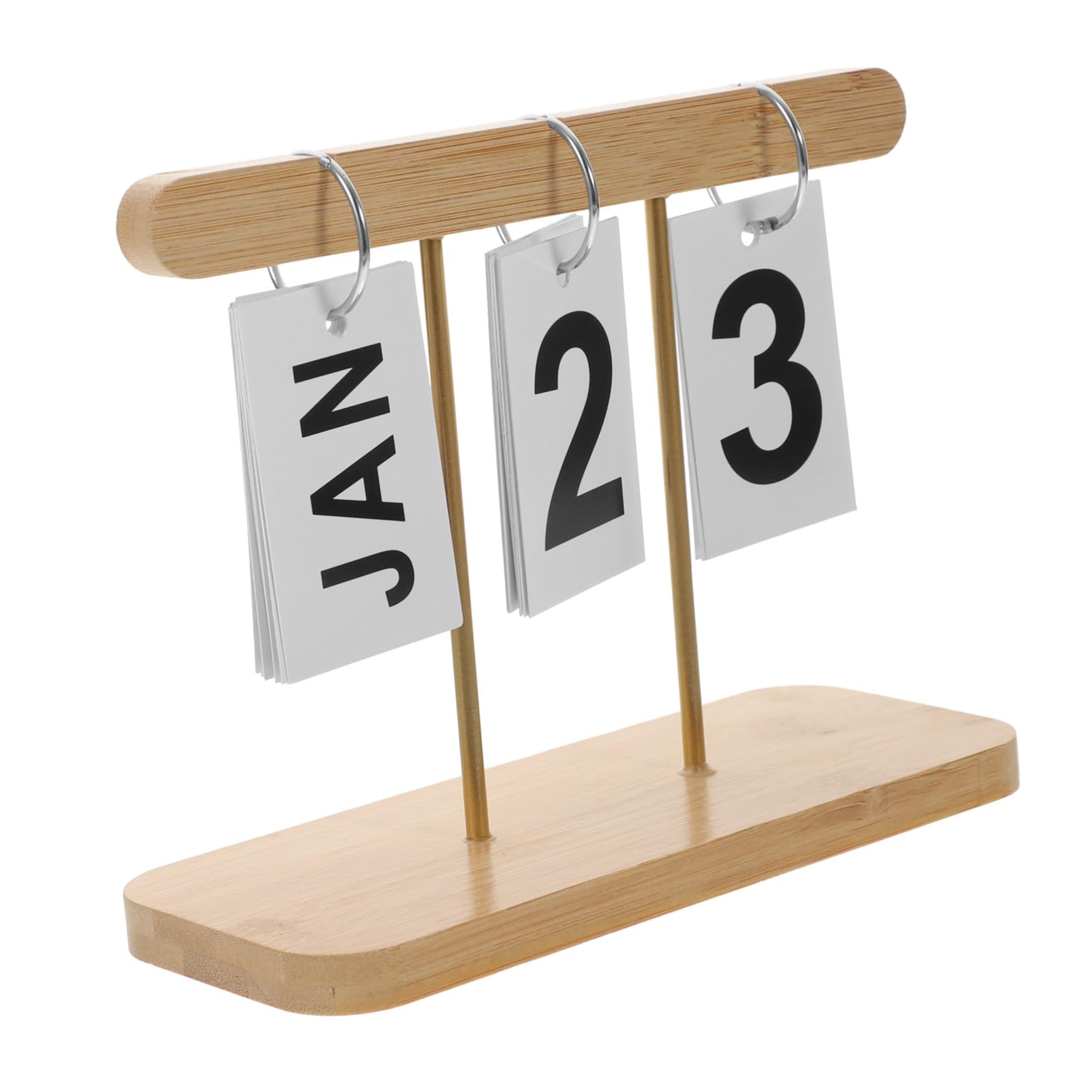 SEWACC 3 Piezas decoración de calendario de escritorio decoración de mesa flip calendario de escritorio office desk decoración de escritorio calendario de escritorio para la oficina