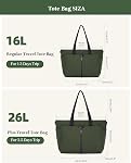 Timeet Sac de voyage pour les femmes, imperméable & Sac de rangement multi poches avec compartiment pour ordinateur portable pour l'infirmière de voyage