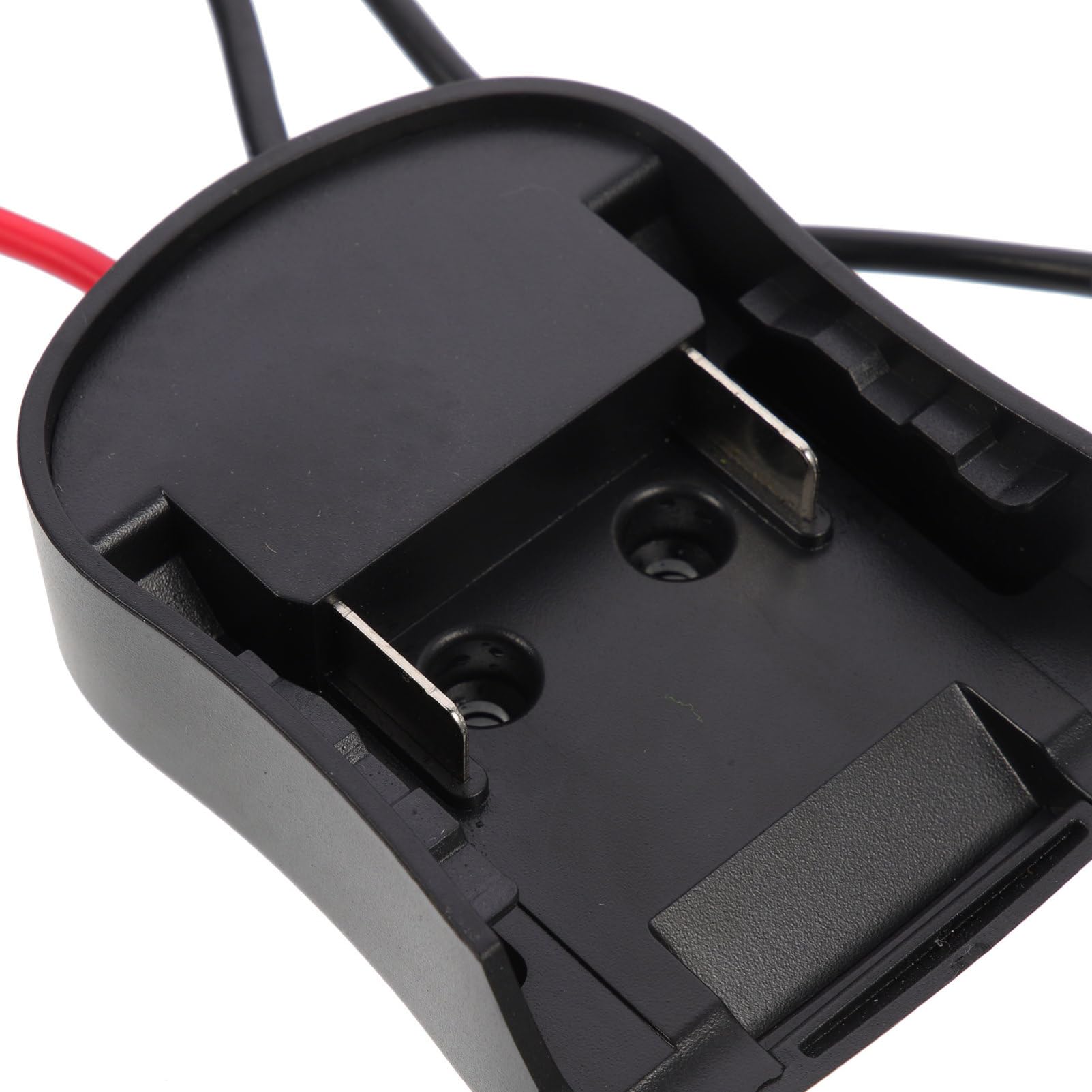 SHINEOFI 3 Piezas Adaptador De Batería De 18v Convertidor Camión Batería para Adaptador De Rueda Eléctrica para Fuerza De Corriente Al De La Negro Abs