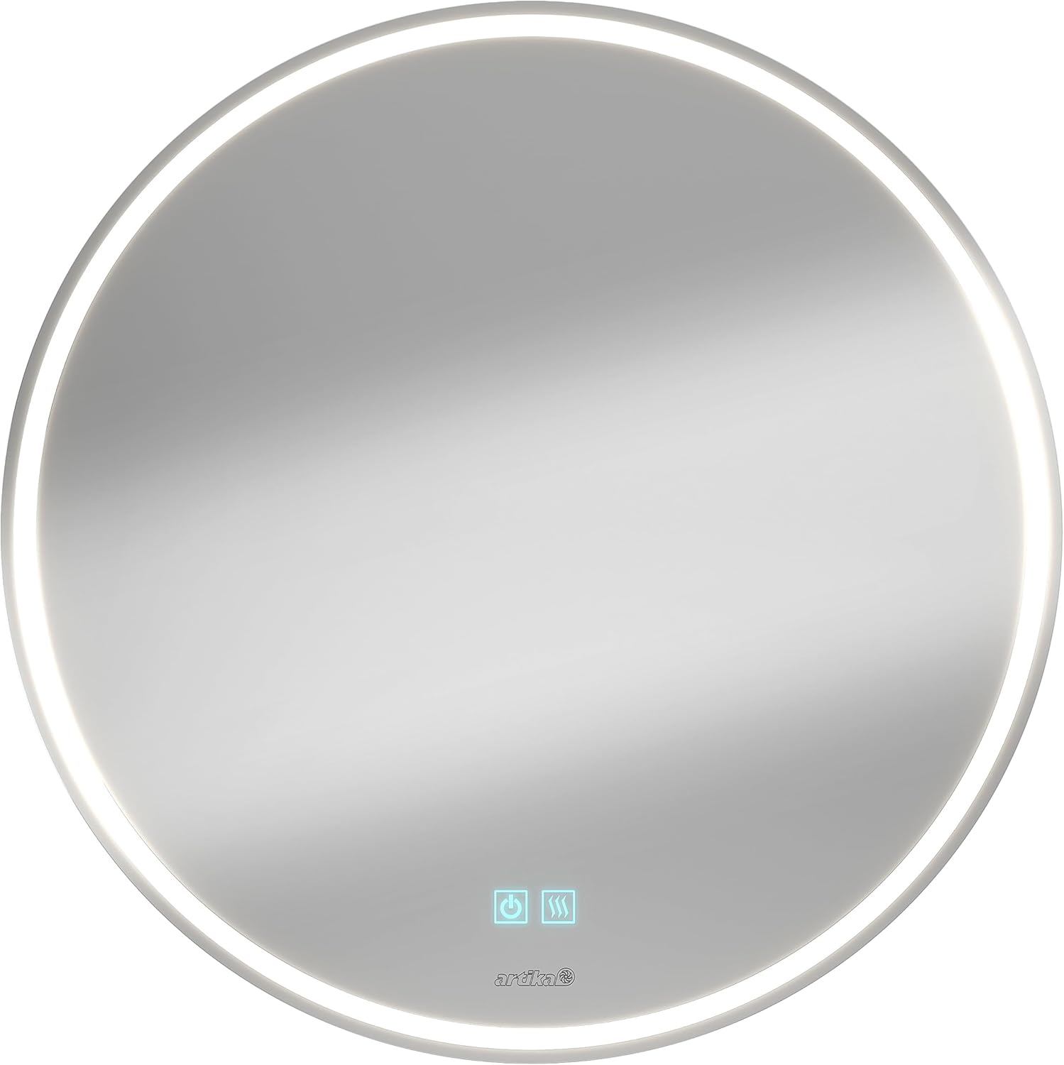 artika Emeraude LED Round Wall Mirror with Anti Fog Home & Kitchen