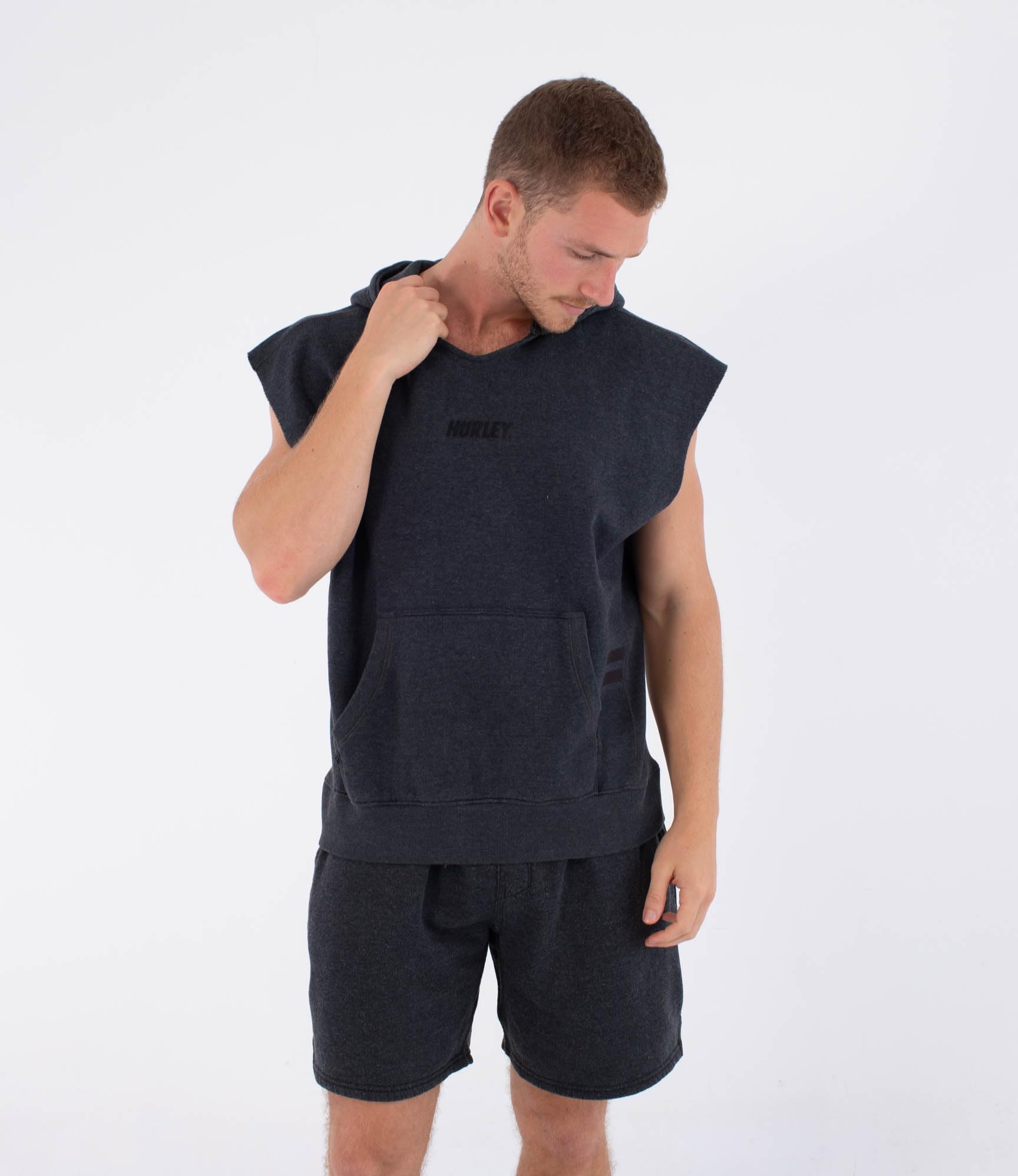 Hurley TR Muscle Hood Grey