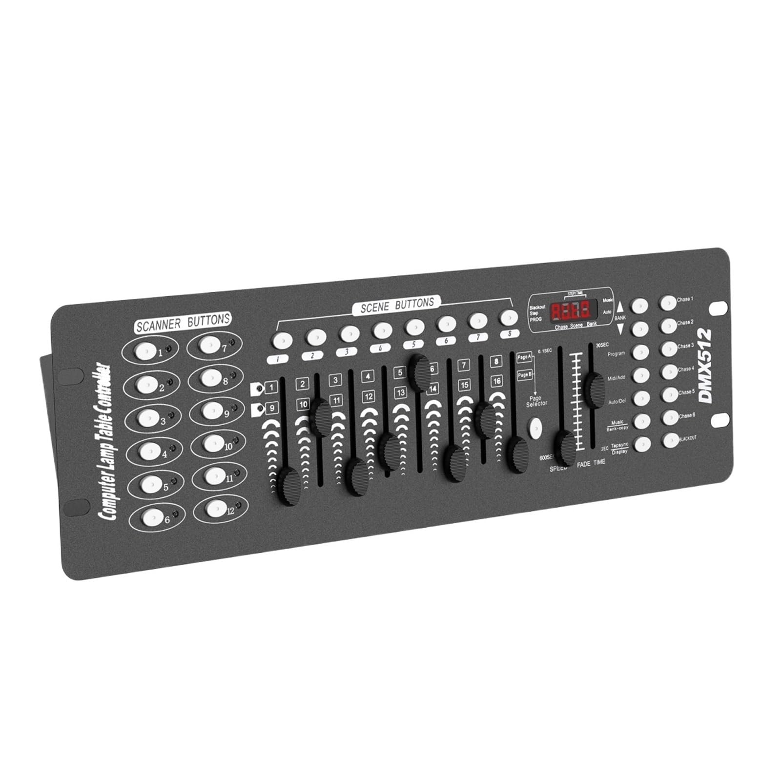 Kontroler DMX, 192 Kontroler Sprzęt DJ 512 Grand Console Kontroler oświetlenia scenicznego do Par Light Moving Head Kluby Koncerty dla pełnej kontroli