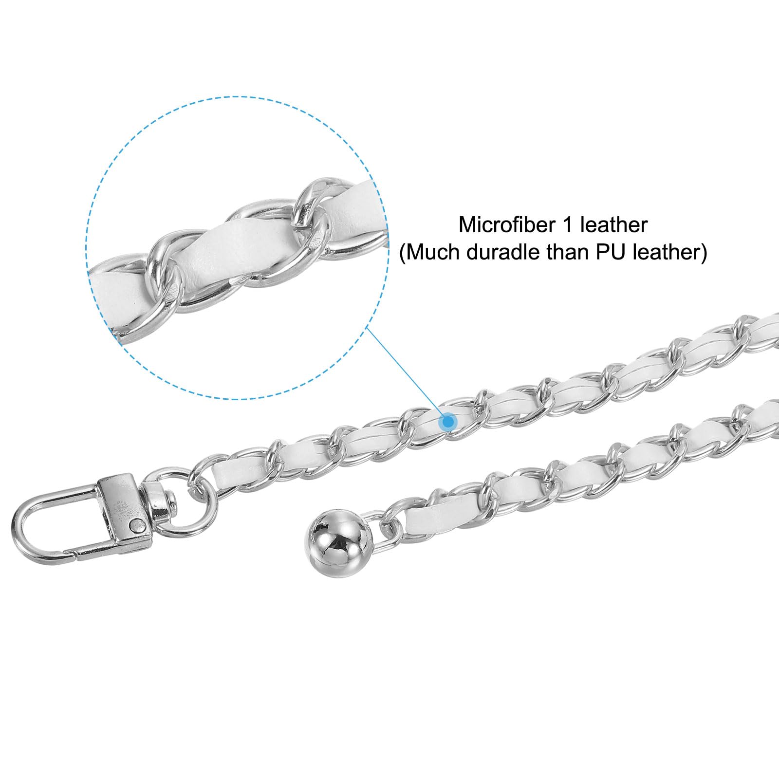 PATIKIL 55 Inch Thin Purse Chain Strap Adjustable - Image 4