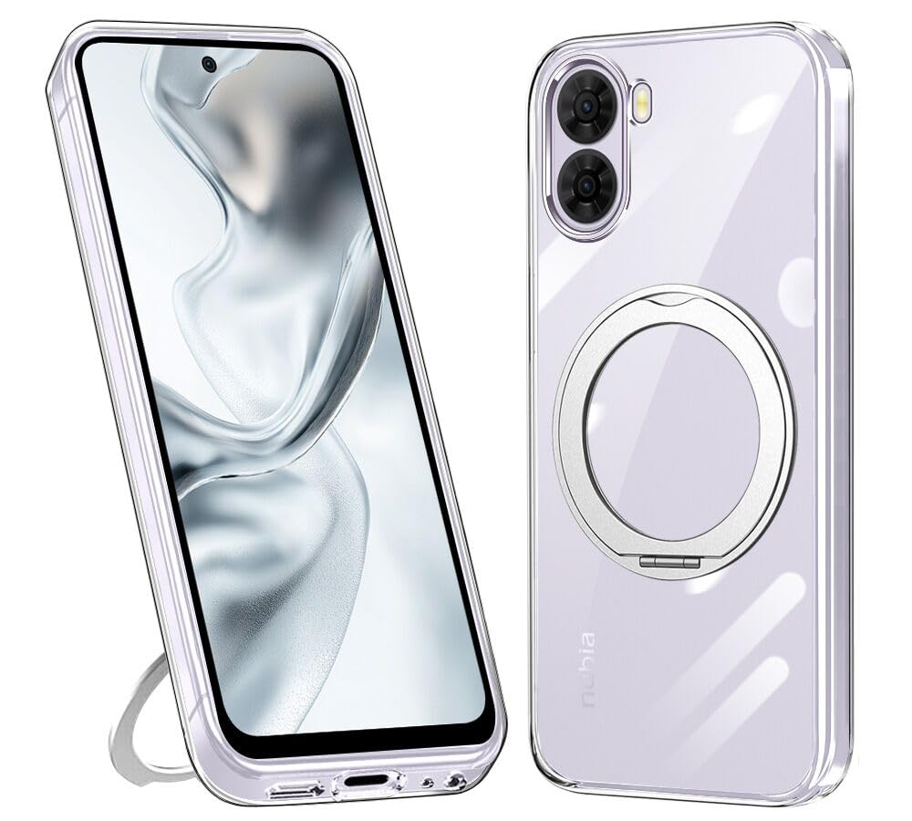 Amazon.co.jp: tuulaasii For ZTE Nubia S2 ケース 透明 リング付き