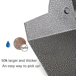 Pooper Scooper, Metal Aluminum Tray and Spade Poop Scoop Set with Adjustable Stainless Steel Long Handle, Pet Waste Removal Heavy Duty Poop Scooper (Small Tray&Spade) Pooper Scooper, Metal Aluminum Tray and Spade Poop Scoop Set with Adjustable Stainless Steel Long Handle, Pet Waste Removal Heavy Duty Poop Scooper (Small Tray&Spade)