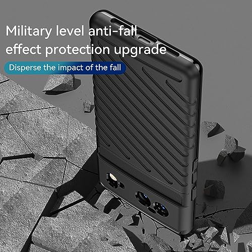 Image of Amazon Brand - Solimo Shockproof Mobile Cover Compatible with Google Pixel 6 5G (360 Degree Protection | Protective Design | Anti-Scratch Tough Slim TPU Case), Black