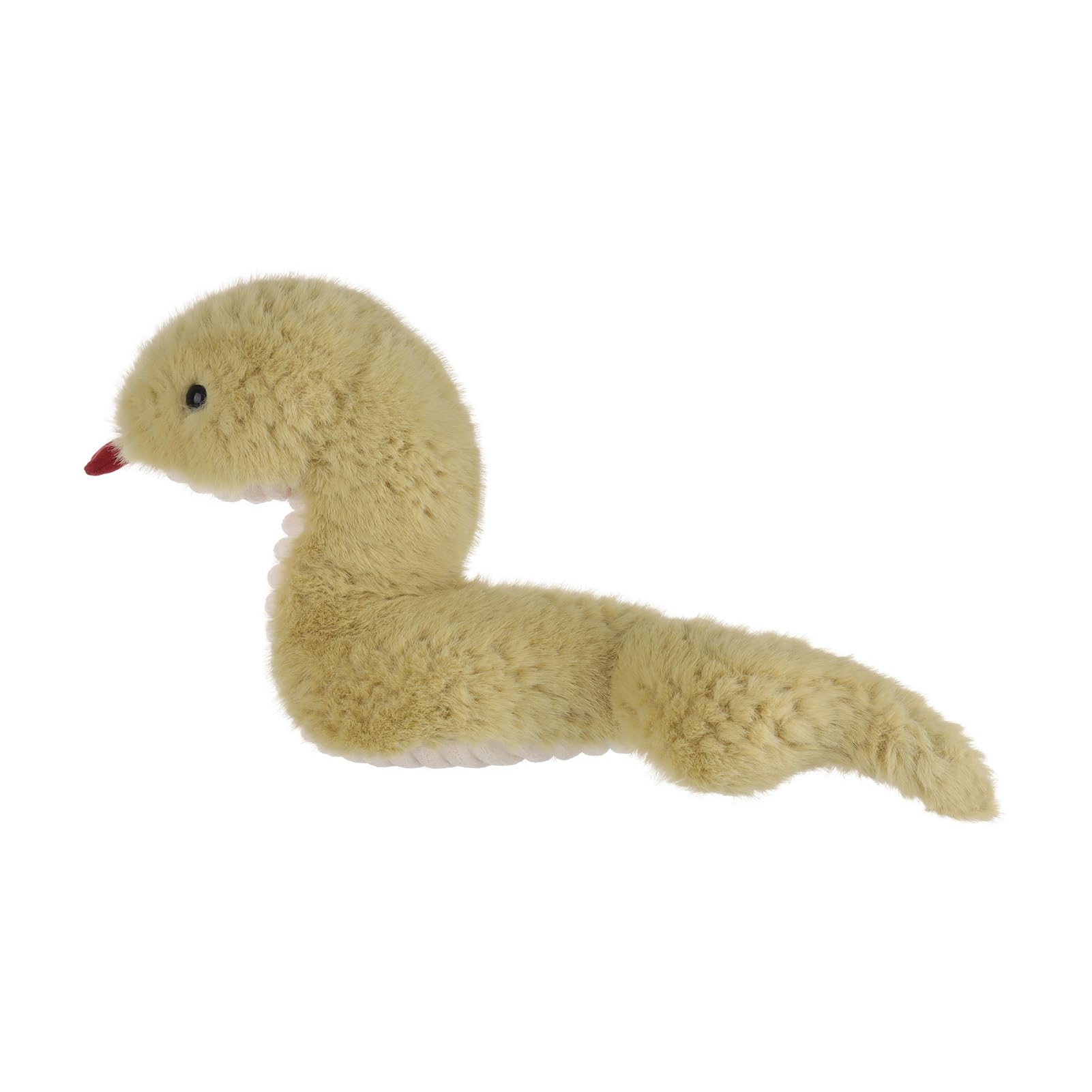 Schlange Plüschtier Aus Cord – Weiches Kuscheltier Für Kinder, 35 Cm, Grün