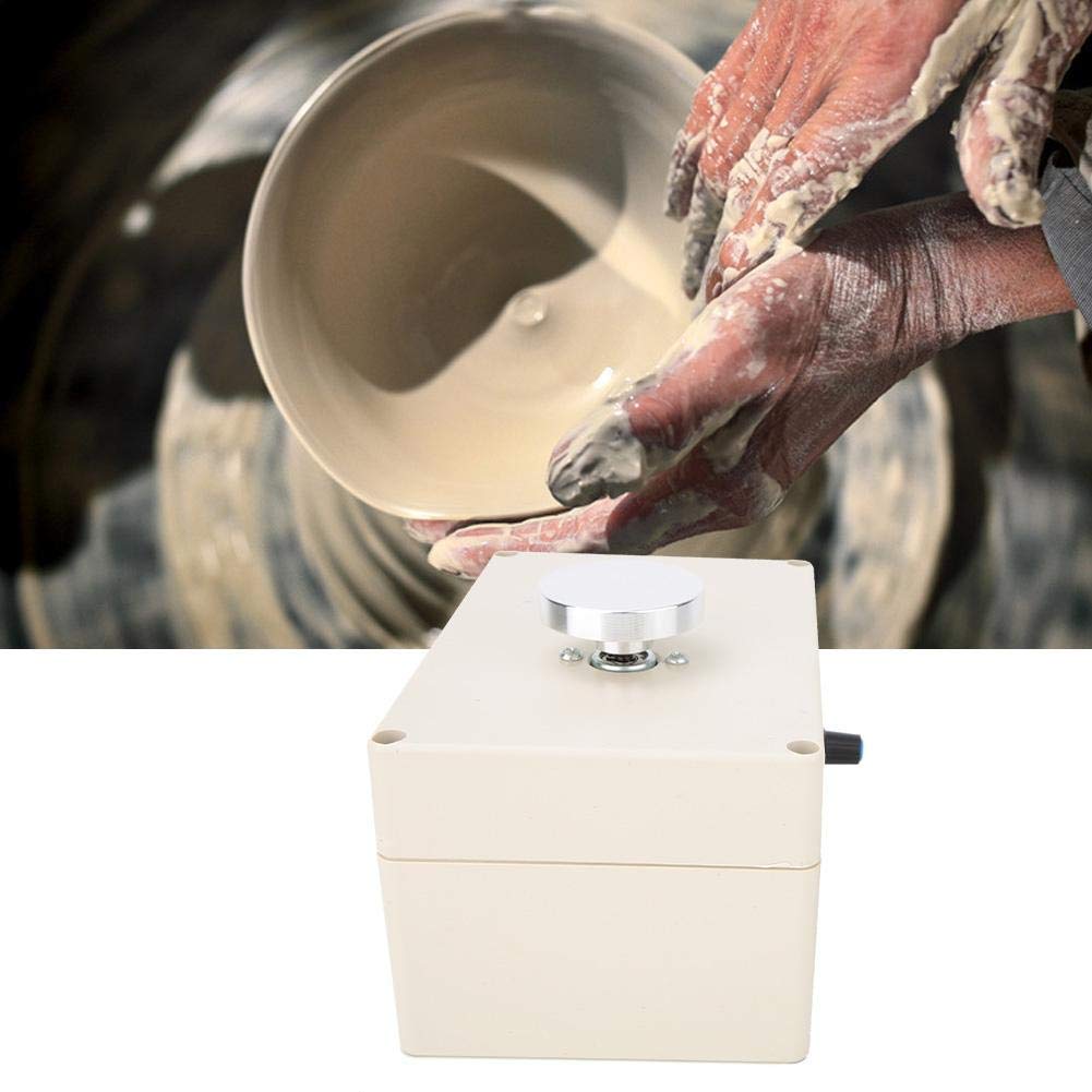 Pottery Wheel,Electric Pottery Wheel, DIY 5V USB Fingertip Mini Electric Pottery Wheel Machine Clay Making Ceramic Machine for Home School Shop Silent