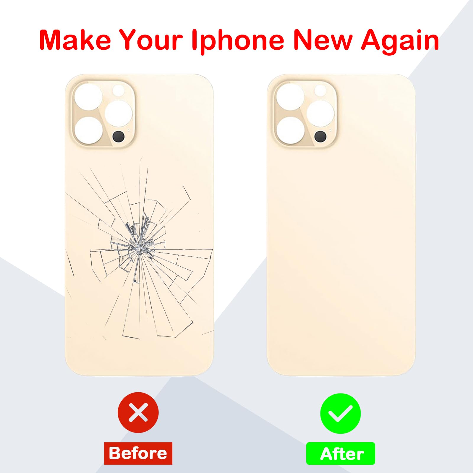Amazon.com: Phoupair OEM Rear Back Glass Replacement for iPhone 12