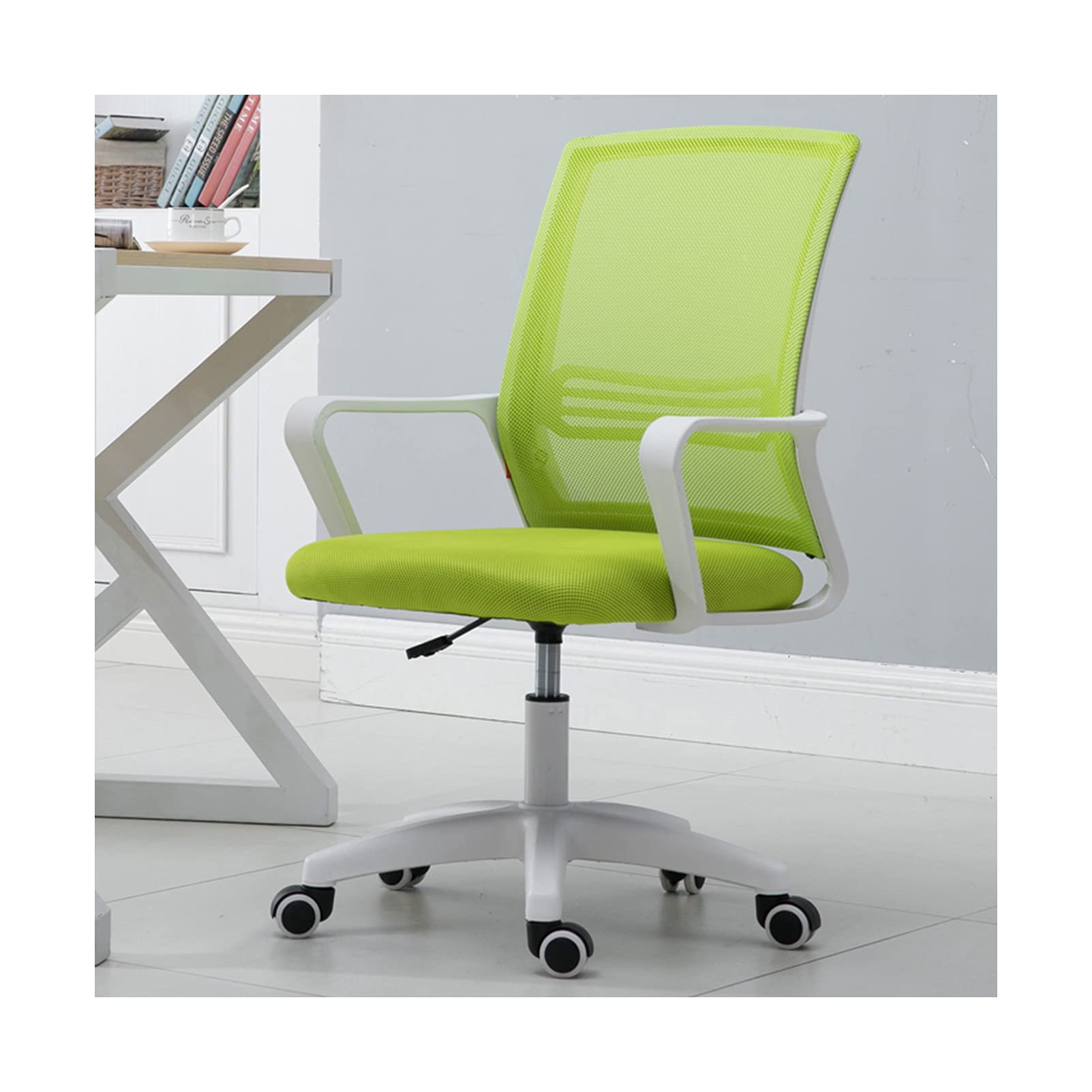 Fauteuil de bureau pivotant ergonomique maille accoudoirs réglables