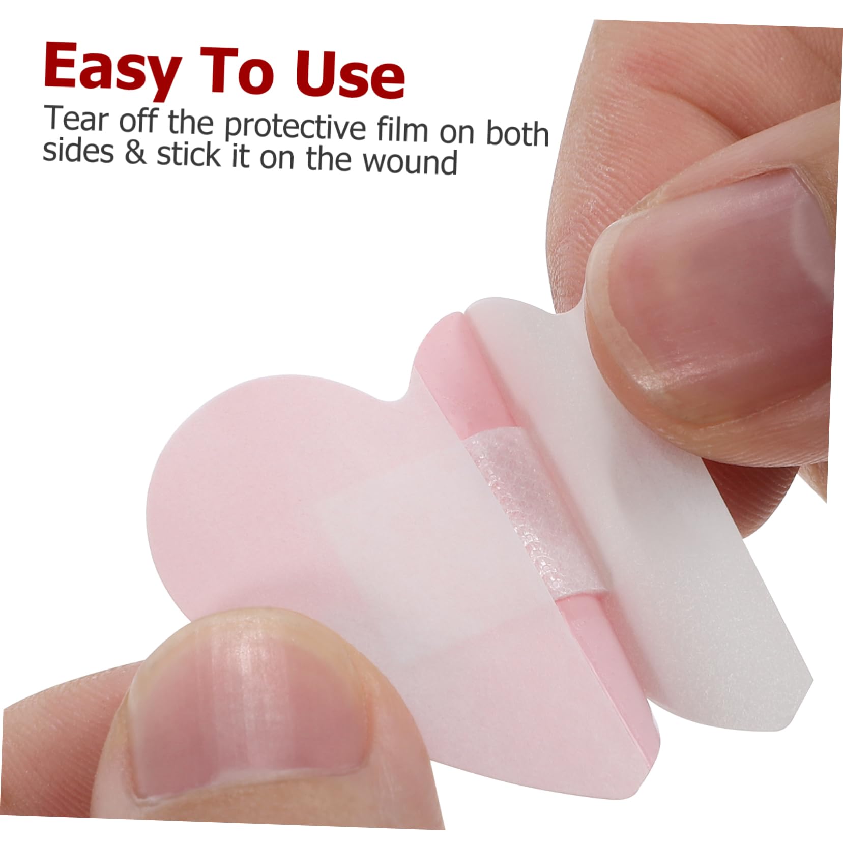 minkissy Pegatinas Corazon 125 Piezas Vendaje En Forma De Corazón Plastos Adhesivos Para Heridas Para El Cuidado De Heridas Detener El Sangrado Apósitos Adhesivos Caseros Para Heridas Vendas
