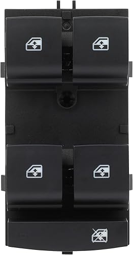 CCIYU Interruptor de elevalunas eléctrico delantero izquierdo del lado del conductor compatible con Chevrolet Orlando 2012-2014, para Chevrolet
